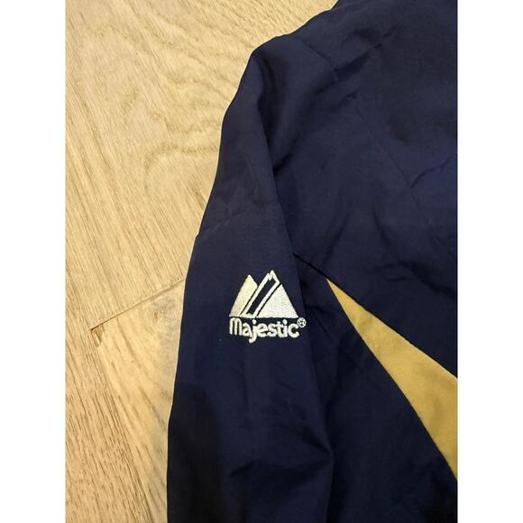 Milwaukee Brewers MLB Authentic Collection Blue Windbreaker Jacket Therma Base - Picture 6 of 8